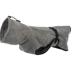 Trixie Badjas Voor Honden Badstof Grijs - Hondenkleding