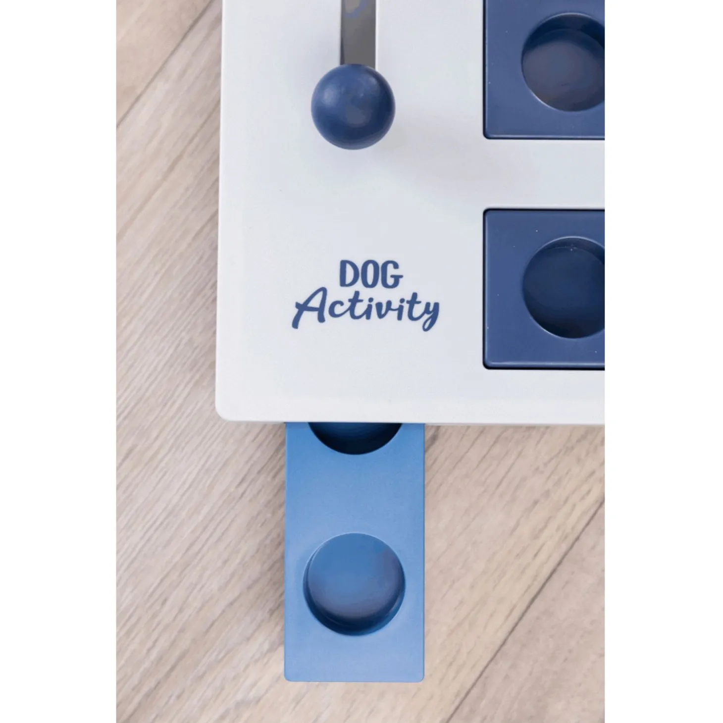 Trixie Dog Activity Mini Mover Strategiespel - Hondenspeelgoed - 25x20 cm Dark Navy Wit Lichtblauw Level 3