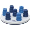 Trixie Dog Activity Mini Solitaire Strategiespel - Hondenspeelgoed - Ø20 cm Dark Navy Wit Oranje Level 1