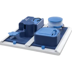 Trixie Dog Activity Poker Box 2 Strategiespel - Hondenspeelgoed - 31x31 cm Dark Navy Wit Lichtblauw Level 3