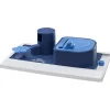 Trixie Dog Activity Poker Box Vario Strategiespel - Hondenspeelgoed - 32x17 cm Dark Navy Wit Lichtblauw Level 2