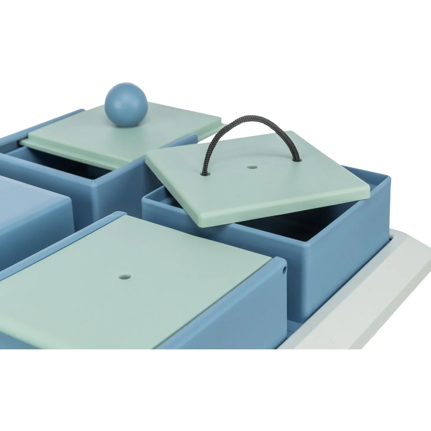 Trixie Dog Activity Poker Box 1 Strategiespel - Hondenspeelgoed - 31x31 cm Dark Navy Wit Level 2