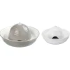 Trixie Drinkfontein Vital Flow Mini Keramiek - Kattendrinkbak - Ø24x10 cm 0.8 l Wit