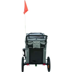 Trixie Fietskar - Hondenfietskar - Grijs Groen 80x103x98/147 Cm Tot 45 Kg Large