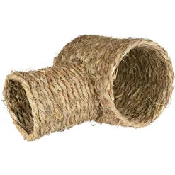 Trixie Grastunnel Met Vertakking - Kooi Accessoire - 30x25x50 cm