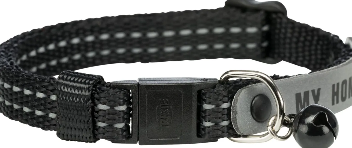 Trixie Halsbandje Met Reflecterende Adreslabel - Kattenhalsband - 21 cm Assorti