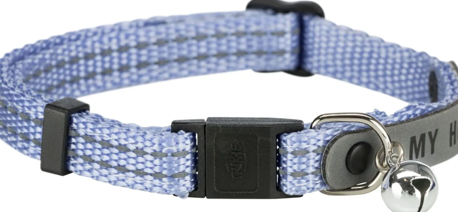 Trixie Halsbandje Met Reflecterende Adreslabel - Kattenhalsband - 21 cm Assorti