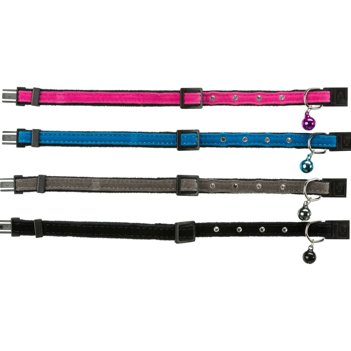 Trixie Halsbandje Met Strassversiering - Kattenhalsband - Assorti