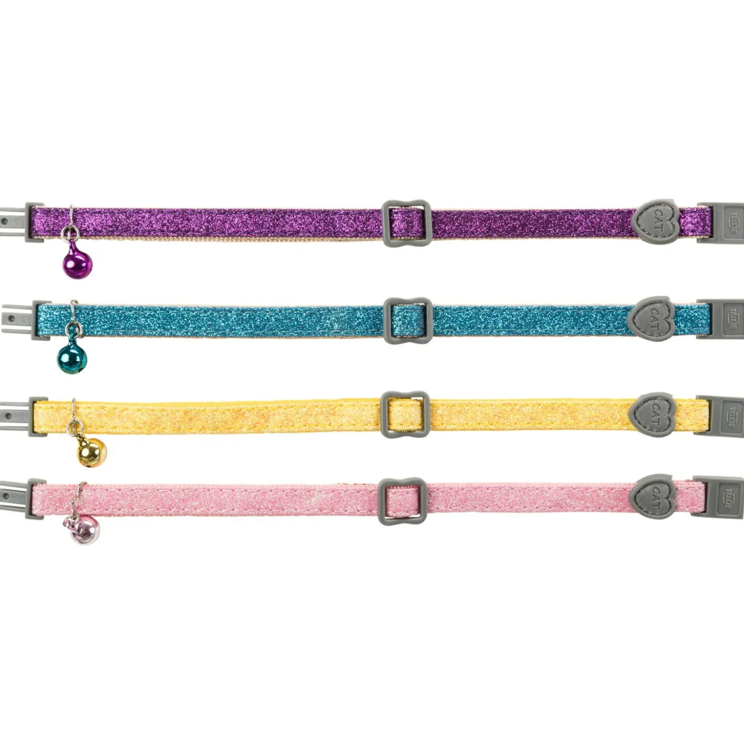 Trixie Halsbandje Metaal-/Kunststofsluiting - Kattenhalsband - Assorti