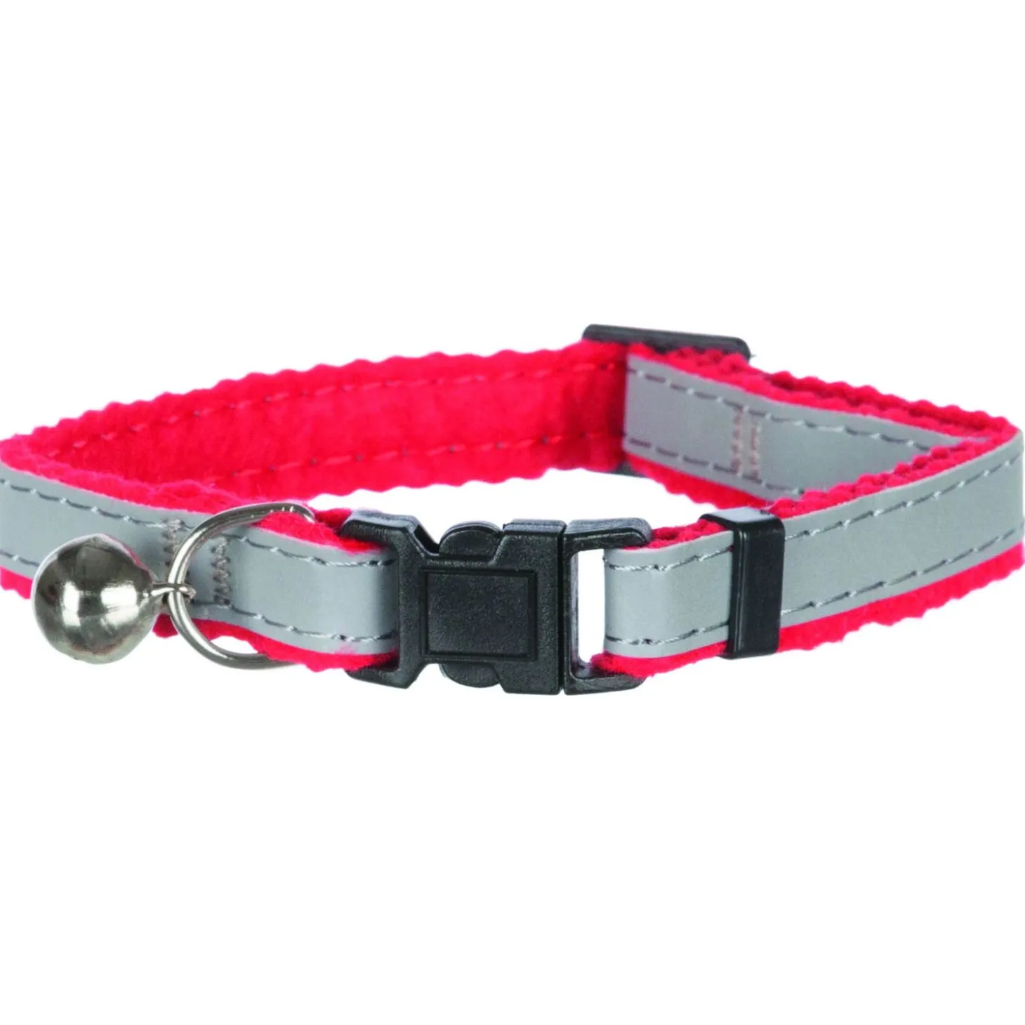Trixie Halsbandje Reflecterend Kunststof - Kattenhalsband - 21 cm Multi-Color
