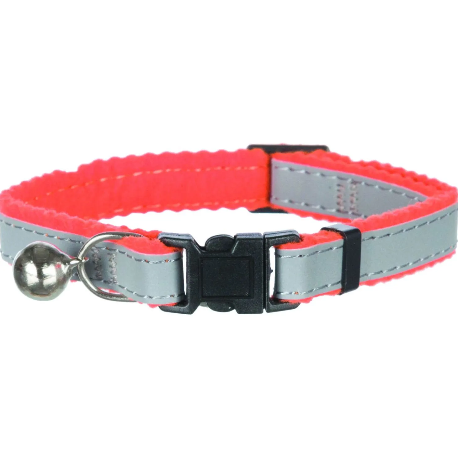 Trixie Halsbandje Reflecterend Kunststof - Kattenhalsband - 21 cm Multi-Color