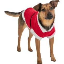 Trixie Kerstmannenpak Santa Rood&Wit - Hondenkleding