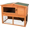 Trixie Natura Konijnenhok Lilly - Dierenverblijf - 124x78x102 cm Bruin