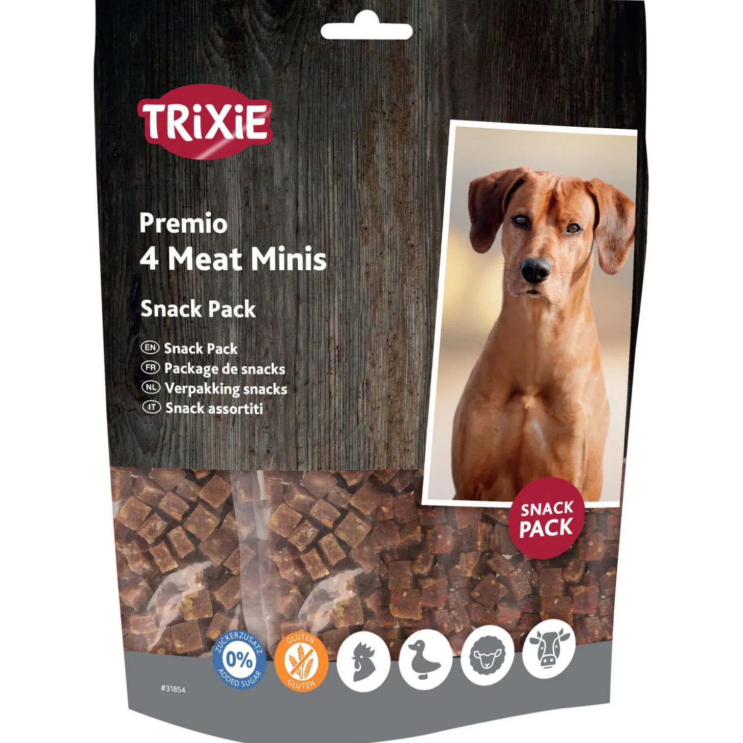 Trixie Premio 4 Superfoods - Hondensnacks - Kip Eend Rund 4x100 g