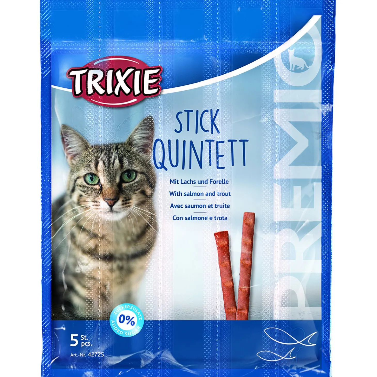 Trixie Premio Stick Quintett - Kattensnack