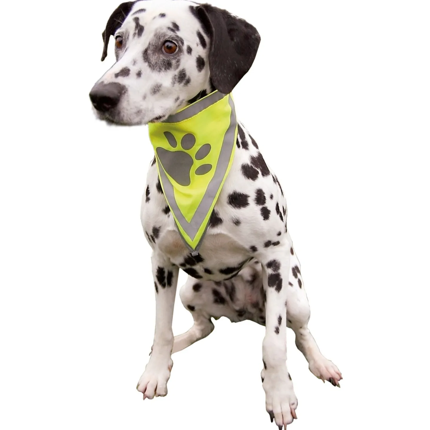 Trixie Reflecterende Bandana Geel - Hondenkleding