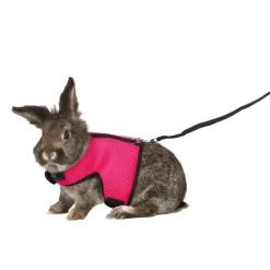 Trixie Soft-Tuig Met Riem Voor Grote Konijnen - Konijnenharnas - Assorti 25-40 Cm