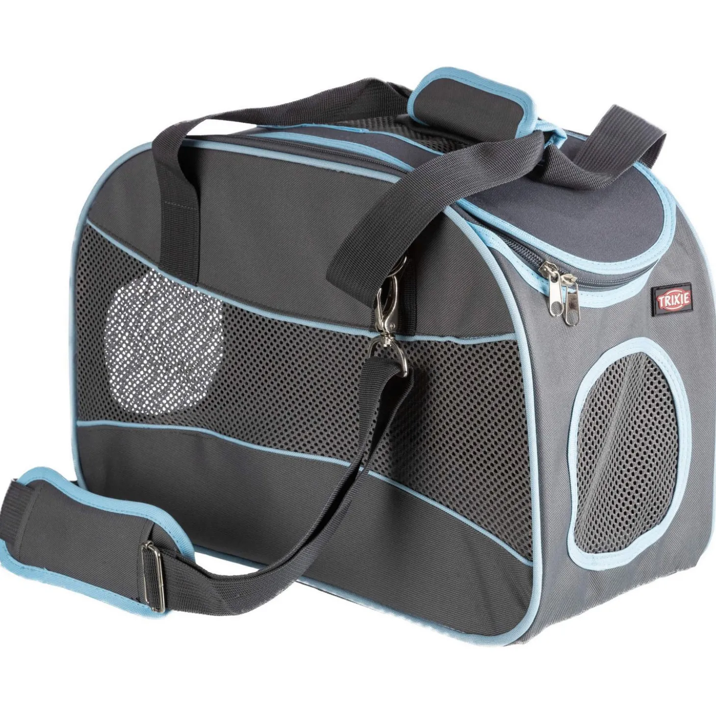 Trixie Tas Alison - Hondendraagtas - 20x29x43 cm Grijs Blauw