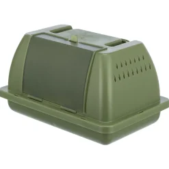 Trixie Vervoersbox - Knaagdiertransportbox - 24x13x16 cm Olijfgroen