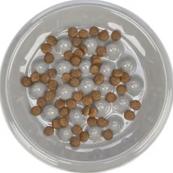 Trixie Voer/Waterbak Slow Feed Keramiek - Kattenvoerbak - Ø18 cm 440 g Assorti