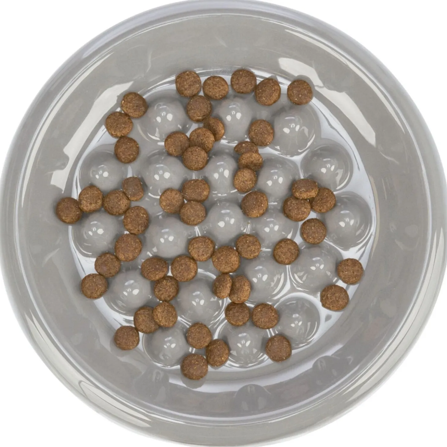 Trixie Voer/Waterbak Slow Feed Keramiek - Kattenvoerbak - Ø18 cm 440 g Assorti
