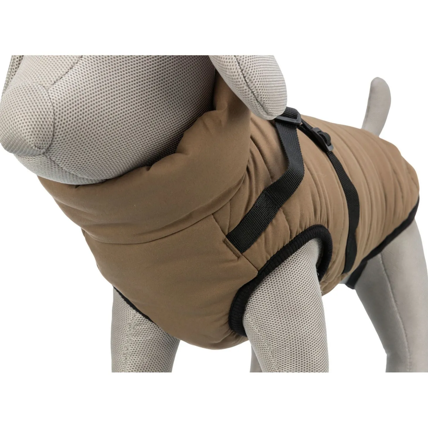 Trixie Winterjas Pirou Met Tuig Zand - Hondenkleding