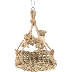 Trixie Zeegras Schommel - Vogelspeelgoed - 19x19 cm