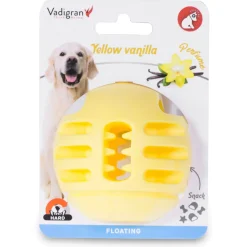 Vadigran Tpr Bal Yellow Vanilla Geel - Hondenspeelgoed