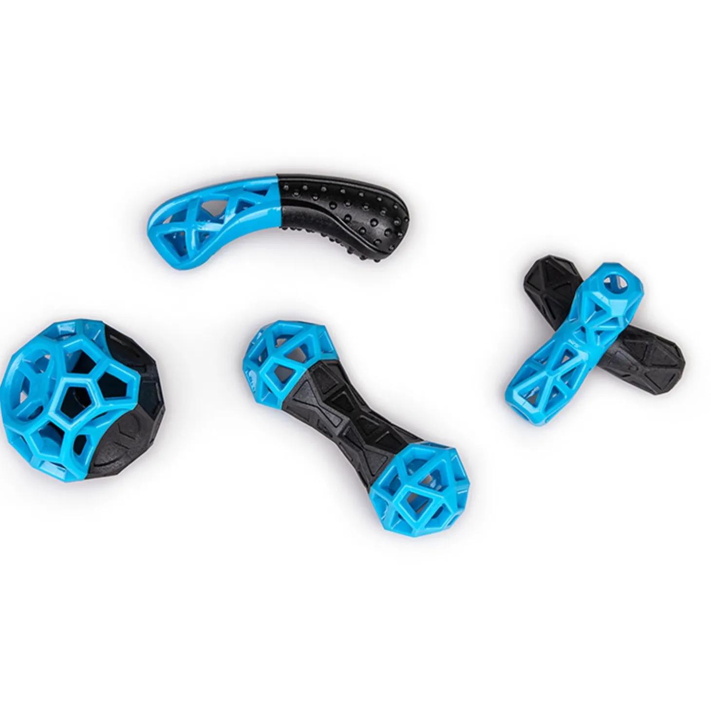 Vadigran Tpr Blueberry Fun Halter - Hondenspeelgoed - Bosbessen 18 cm Blauw Zwart
