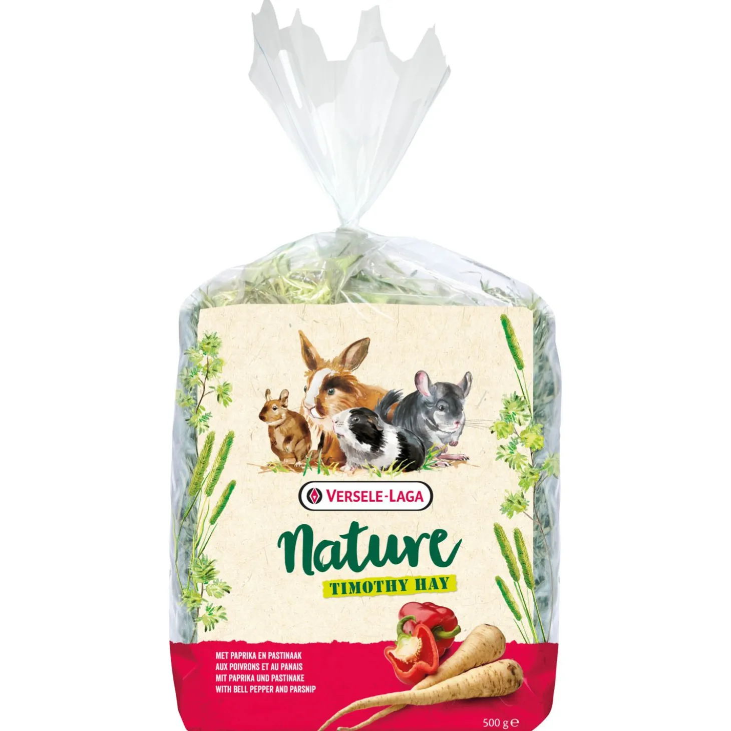 Versele-Laga Nature Timothy Hay - Ruwvoer - Paprika Pastinaak 500 g
