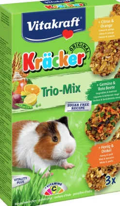 Vitakraft Cavia Kracker 3in1 - Knaagdiersnack