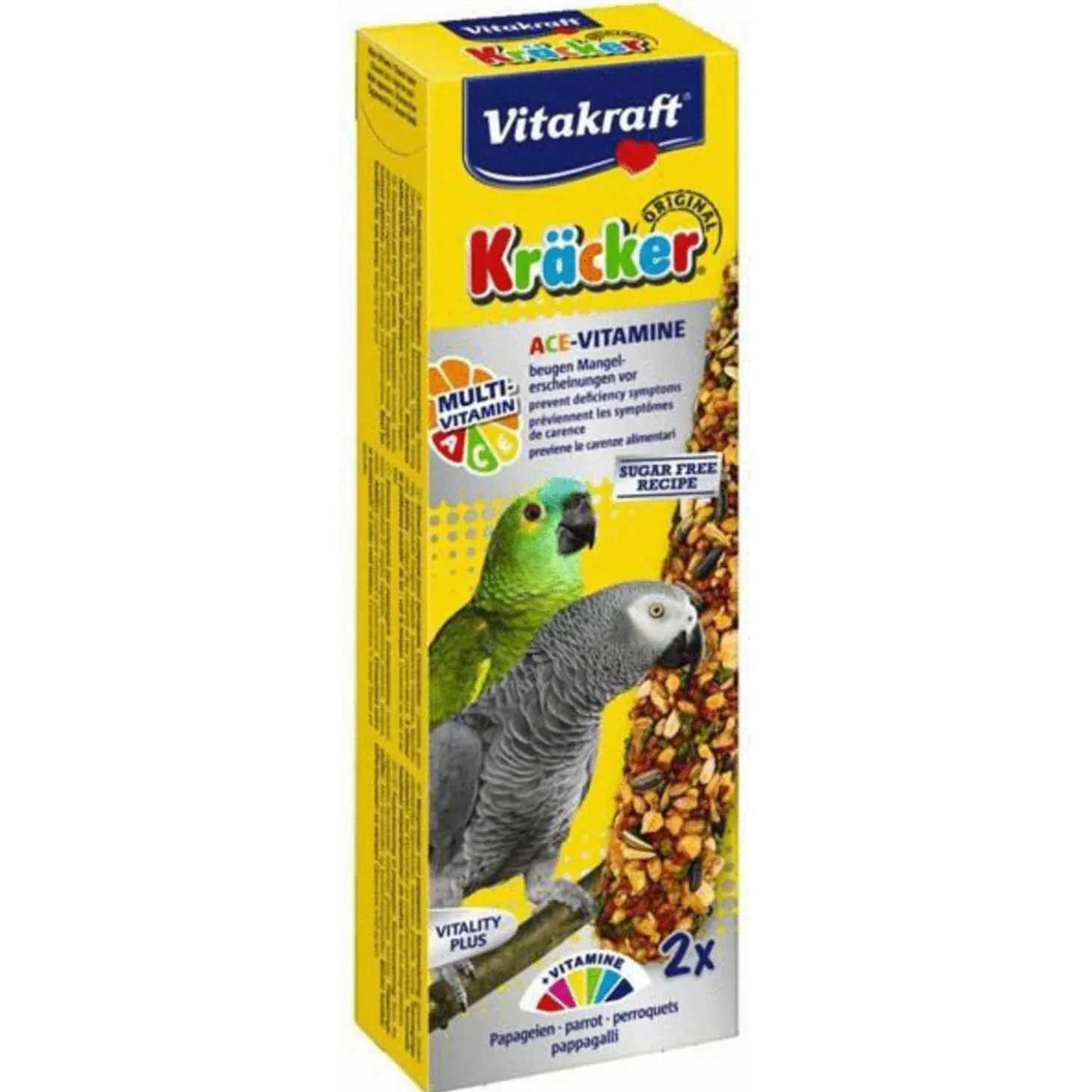 Vitakraft Papegaai Kracker Multivitamin - Vogelsnack - 2 stuks
