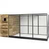 Voldux Volière R10 Links - Vogelverblijven - 391x200x190 cm Bruin
