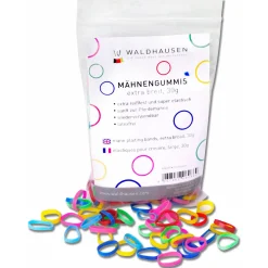 Waldhausen Elastiekjes Zak - Paardenverzorging - Ø15x3 mm 30 g Multi-Color