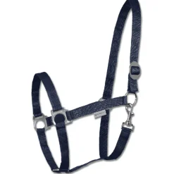 Waldhausen Halster Perlon Blauw - Paardenhalster