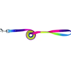 Waldhausen Halsterlijn Regenboog Met Haak - Paardenhalsterlijn - 2 m Multi-Color Met Haak