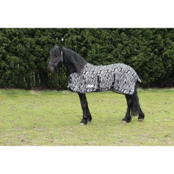 Waldhausen Vliegendeken Zebra Zwart&Wit - Paardendekens