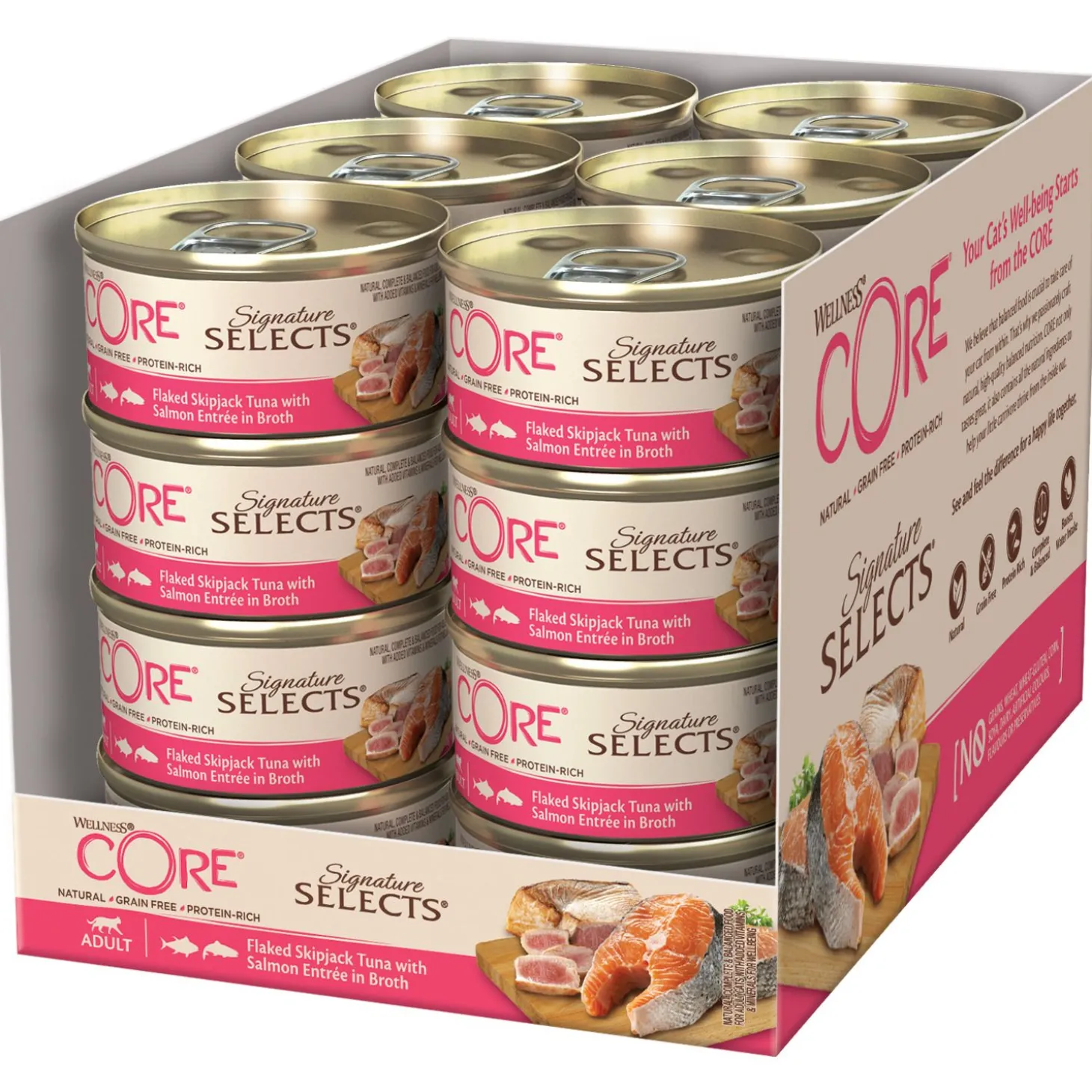 Wellness Core Signature Selects Flaked 79 g - Kattenvoer