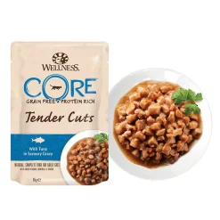 Wellness Core Tender Cuts Tuna Selection - Kattenvoer - Tonijn 6x85 g