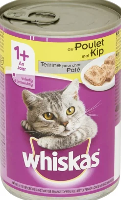 Whiskas Blik Pate - Kattenvoer - Kip Paté 400 g