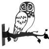 Wildbird Metal Bird Bosuil - Tuindecoratie - Zwart