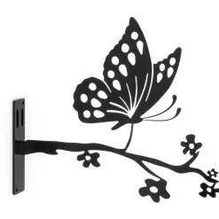 Wildbird Metal Silhouette Vlinder - Tuindecoratie - Zwart