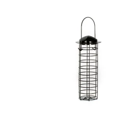 Wildbird Vetbolhouder Bremen - Voersilo - Ø10x26 cm Zwart