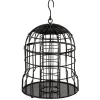 Wildbird Vetbolhouder Milaan Met Beschermkooi - Voersilo - Ø22x26 cm Zwart