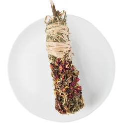 Witte Molen Puur Pauze Hooistick Goudsbloem & Roos - Knaagdiersnack - 70 g