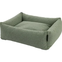 Wooff Cocoon Teddy Olijfgroen - Hondenmand
