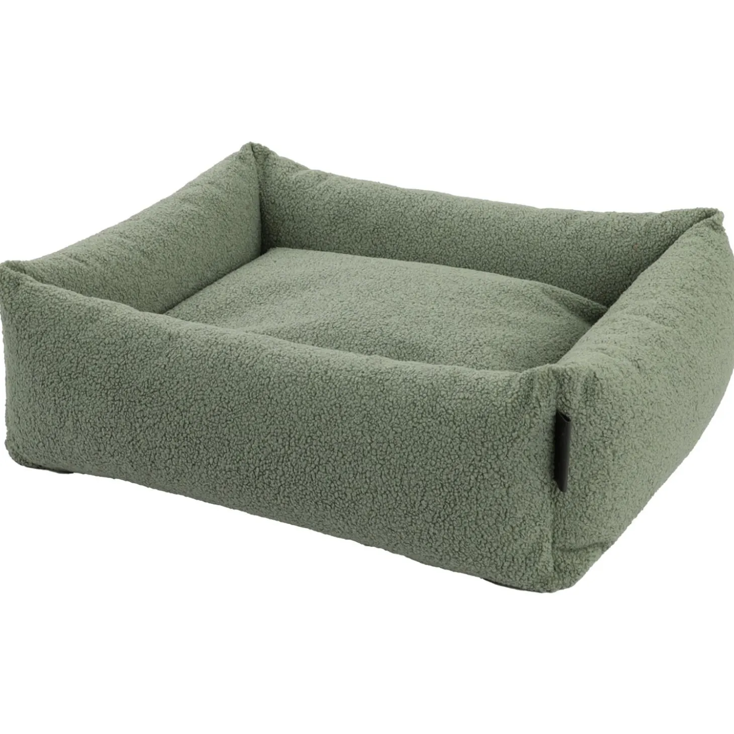 Wooff Cocoon Teddy Olijfgroen - Hondenmand