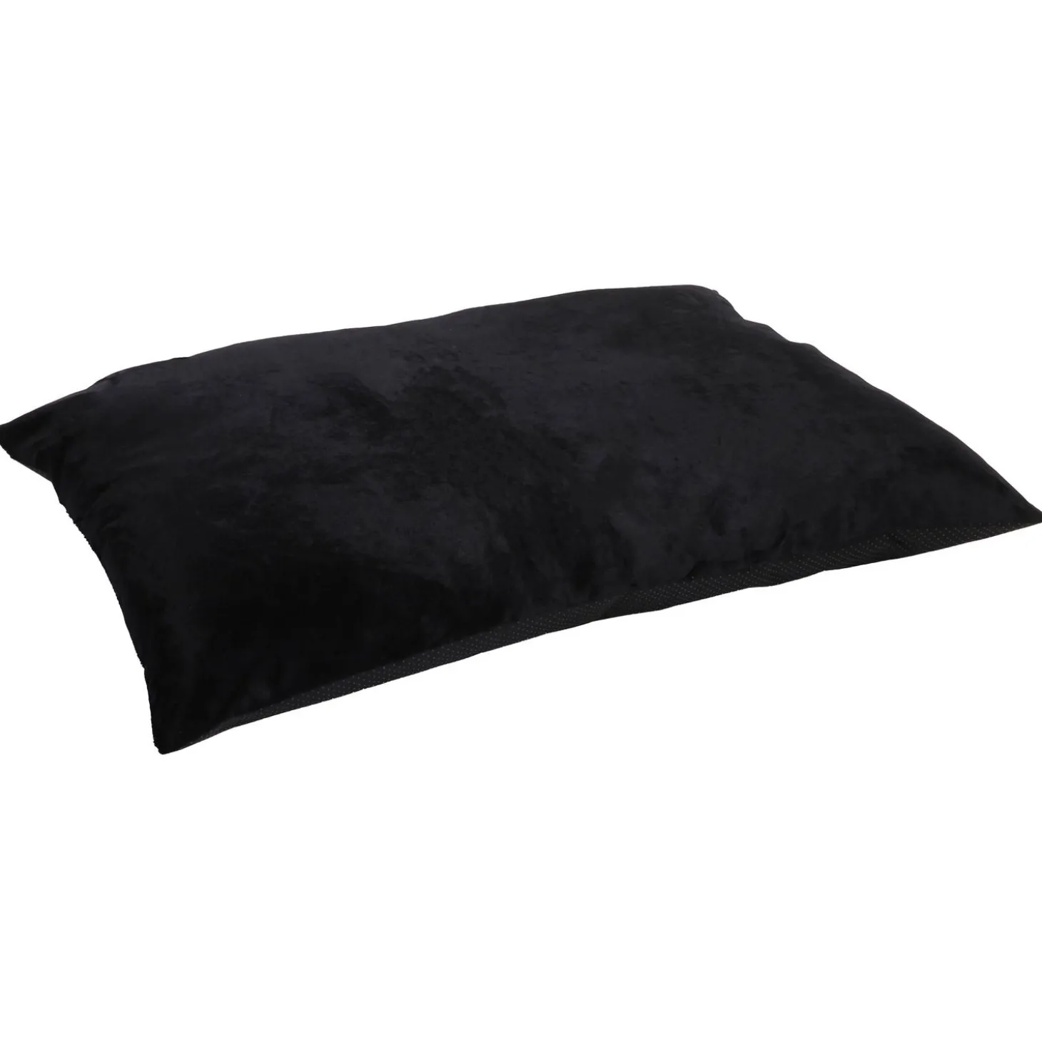 Wooff Hondenkussen Velvet - Hondenkussen - 100x70 cm Zwart