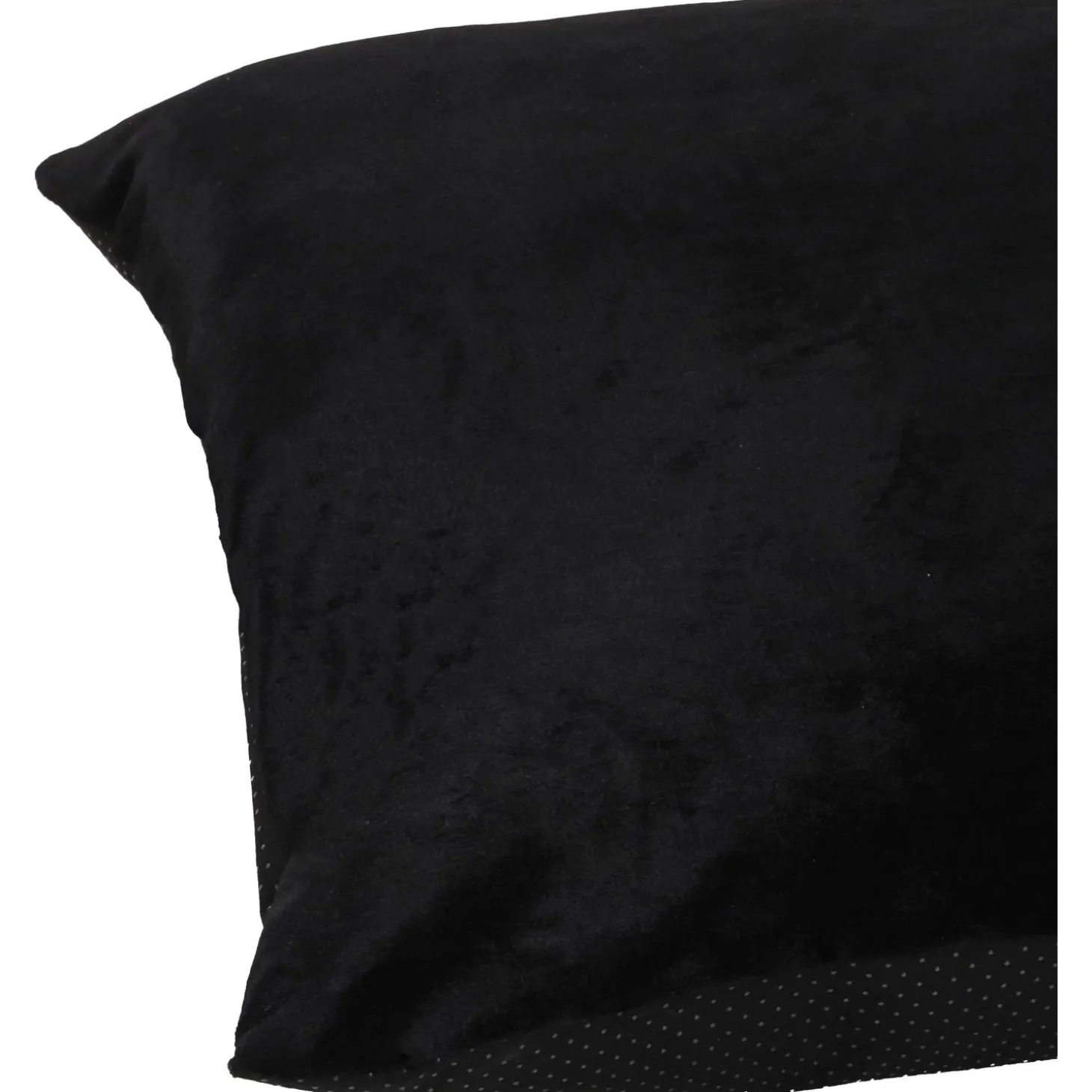 Wooff Hondenkussen Velvet - Hondenkussen - 100x70 cm Zwart