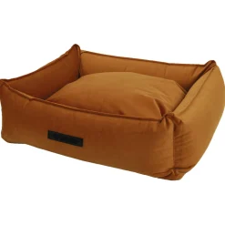 Wooff Mand Cocoon Velours Koper - Hondenmand